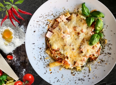 Rigatoni al forno Mittagsangebot